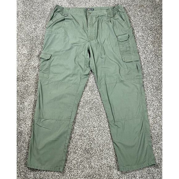 5.11 Tactical Other - 511 Tactical Stryke Cargo Pants Men's 44 x 34 Green 74369 Rip Stop GUC